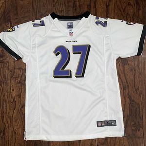 Ray Rice Nike NFL Ravens White Away Jersey. Youth XL. Nearly New